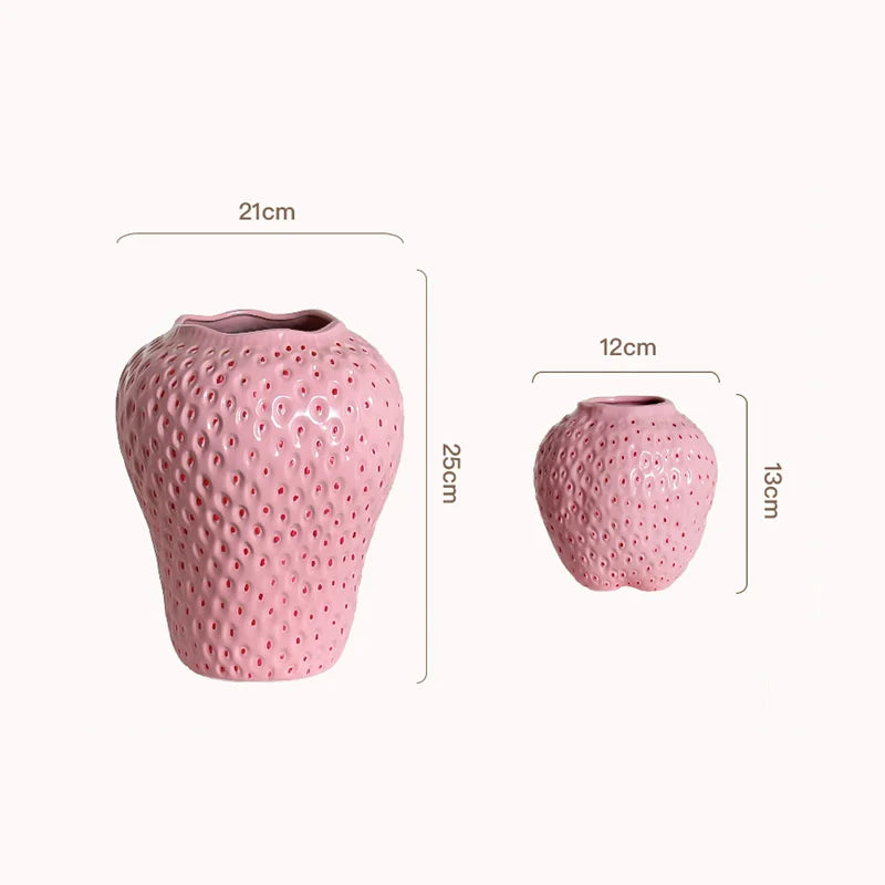 WhimsyBerry - Ceramic vase Strawberry