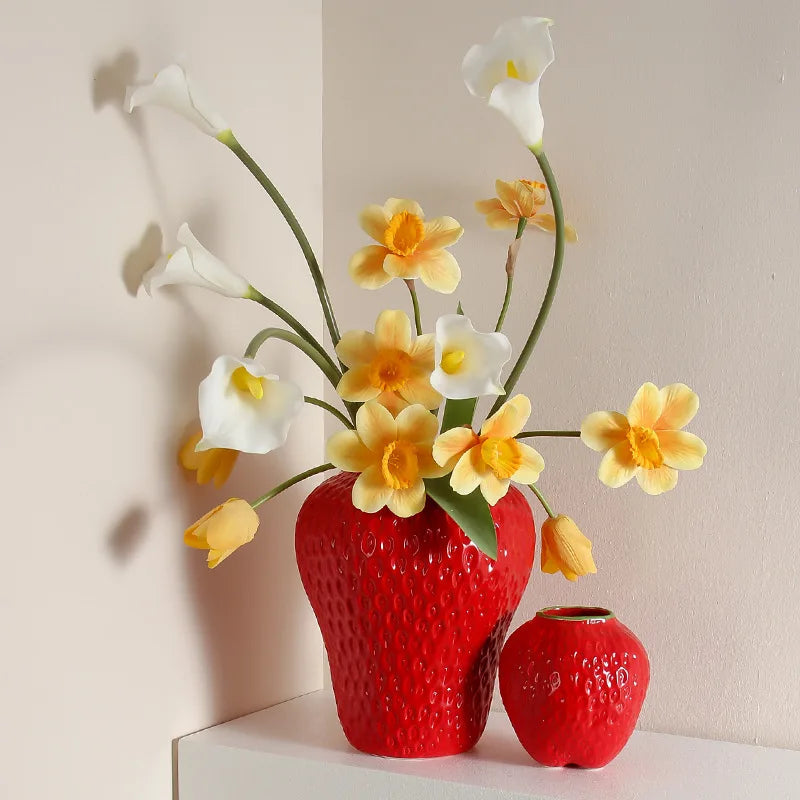 WhimsyBerry - Ceramic vase Strawberry