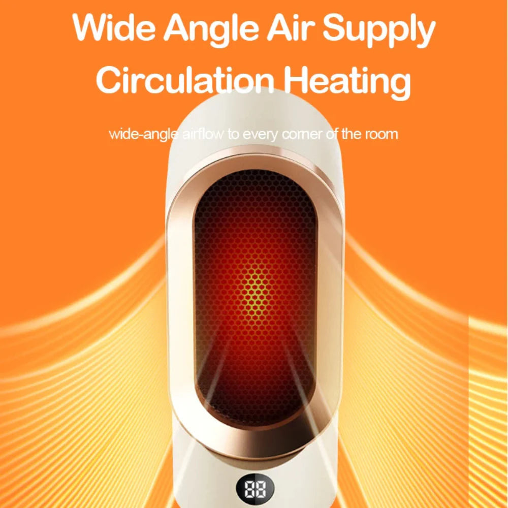 Ceramic Space Heater Electric Indoor Fast Heating Quiet Portable
