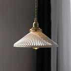 Scandinavian White Ceramic Pendant Light