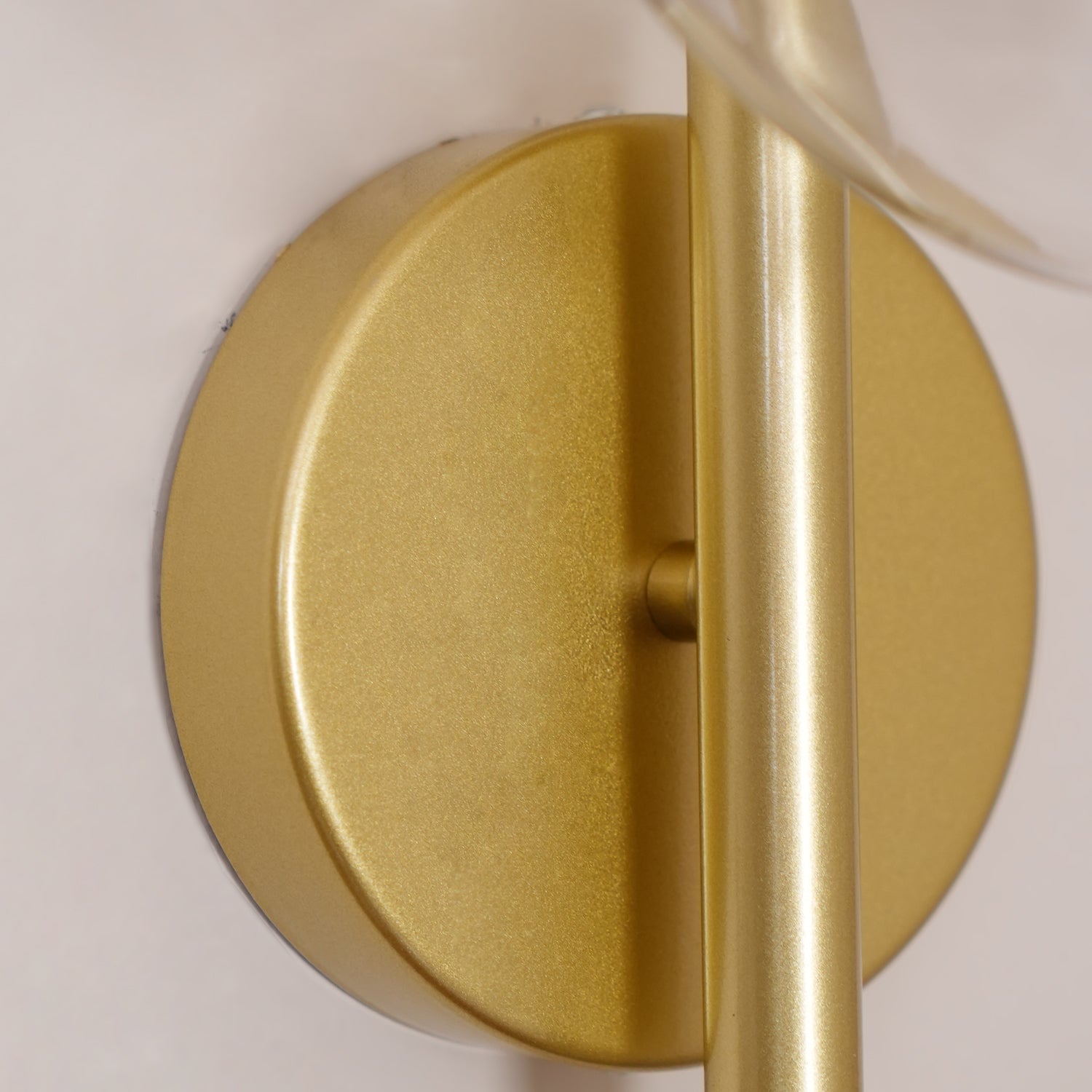 Round Glass Wall Lamp in Scandinavian Design