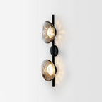 Round Glass Wall Lamp in Scandinavian Design