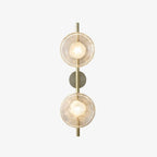 Round Glass Wall Lamp in Scandinavian Design