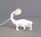 CamouGlow – Resin Table Lamp with Charming Chameleon Detail