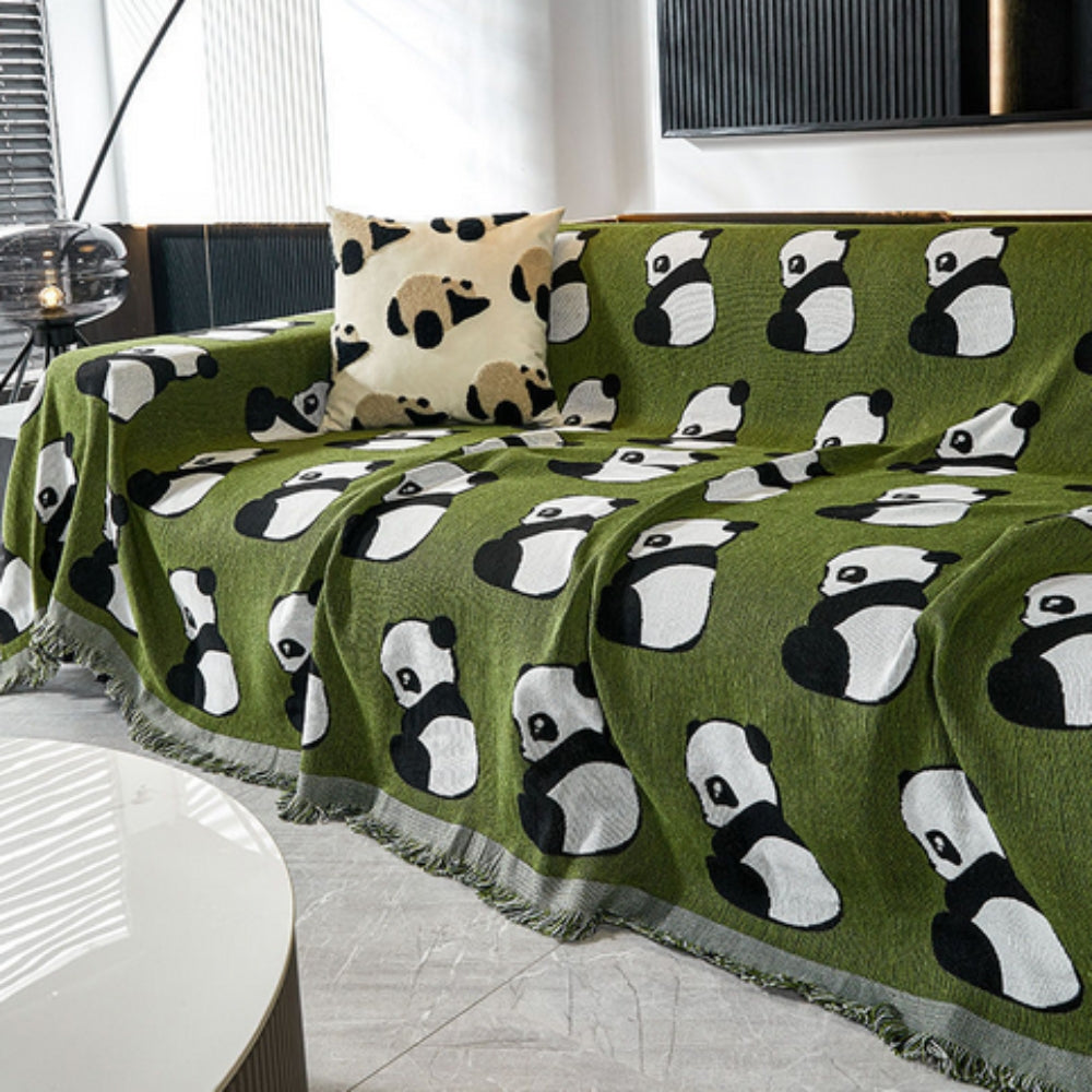 Chantesse Panda Leopard Print Sofa Cover