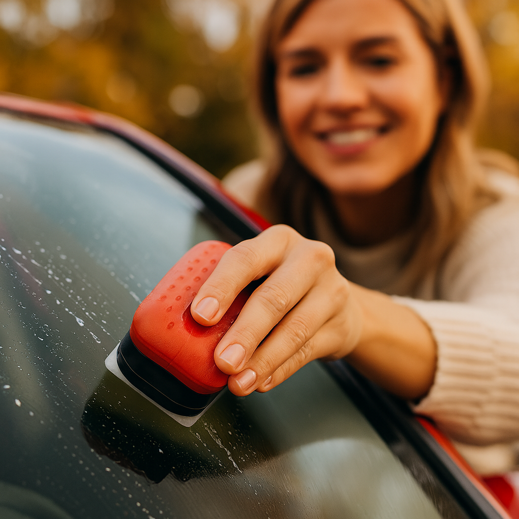 Water-repellent Oil Layer Brush for Perfect Visibility