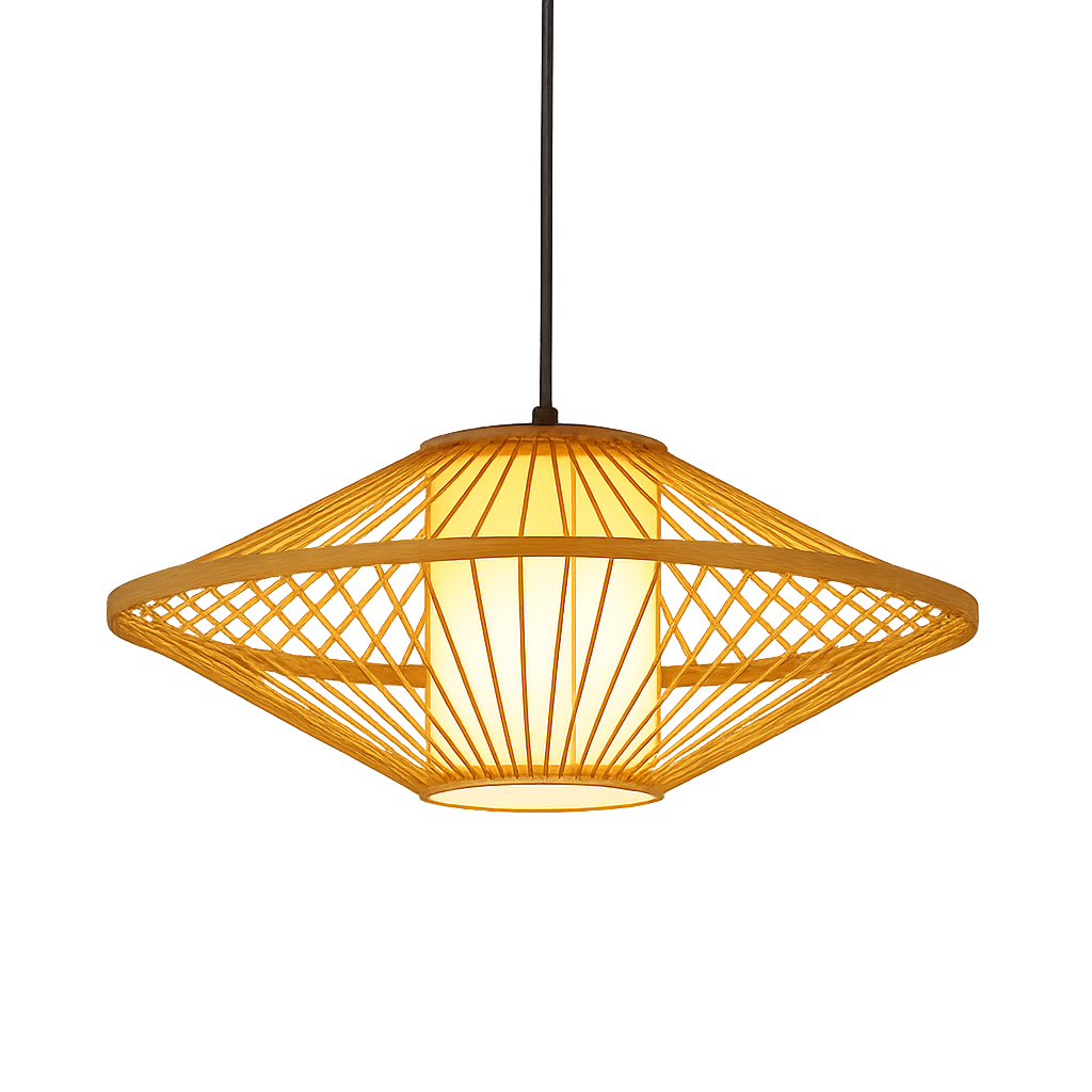 Japanese Bamboo Hanging Lamp