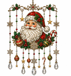 Holiday Window Suncatcher - 3 Seasonal Designs, 20 cm