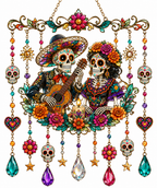 Holiday Window Suncatcher - 3 Seasonal Designs, 20 cm
