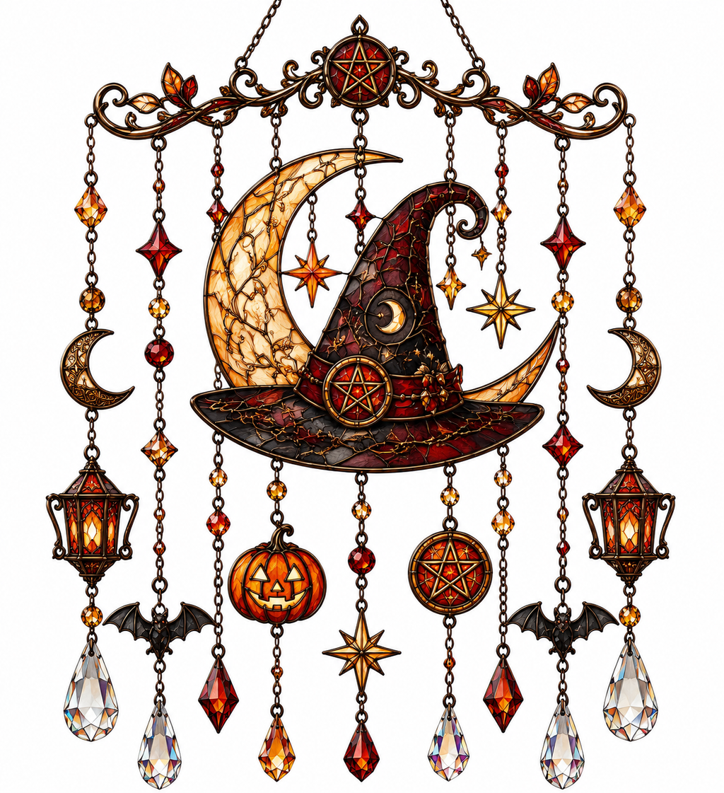 Holiday Window Suncatcher - 3 Seasonal Designs, 20 cm
