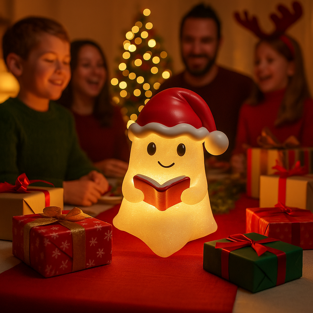 GhostGlow | Christmas Spirit Warm Light Decoration for Festive Decoration