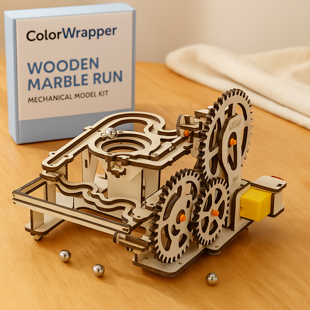 TrackMaster 3D Ball Track Puzzle – DIY mechanical building set for teenagers and adults