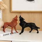 LupoForm – Geometric Wolf Statue with Sharp-edged Design for Modern Spaces