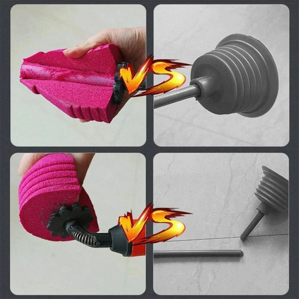 Chemical-free high-pressure drain cleaner with ergonomic handle