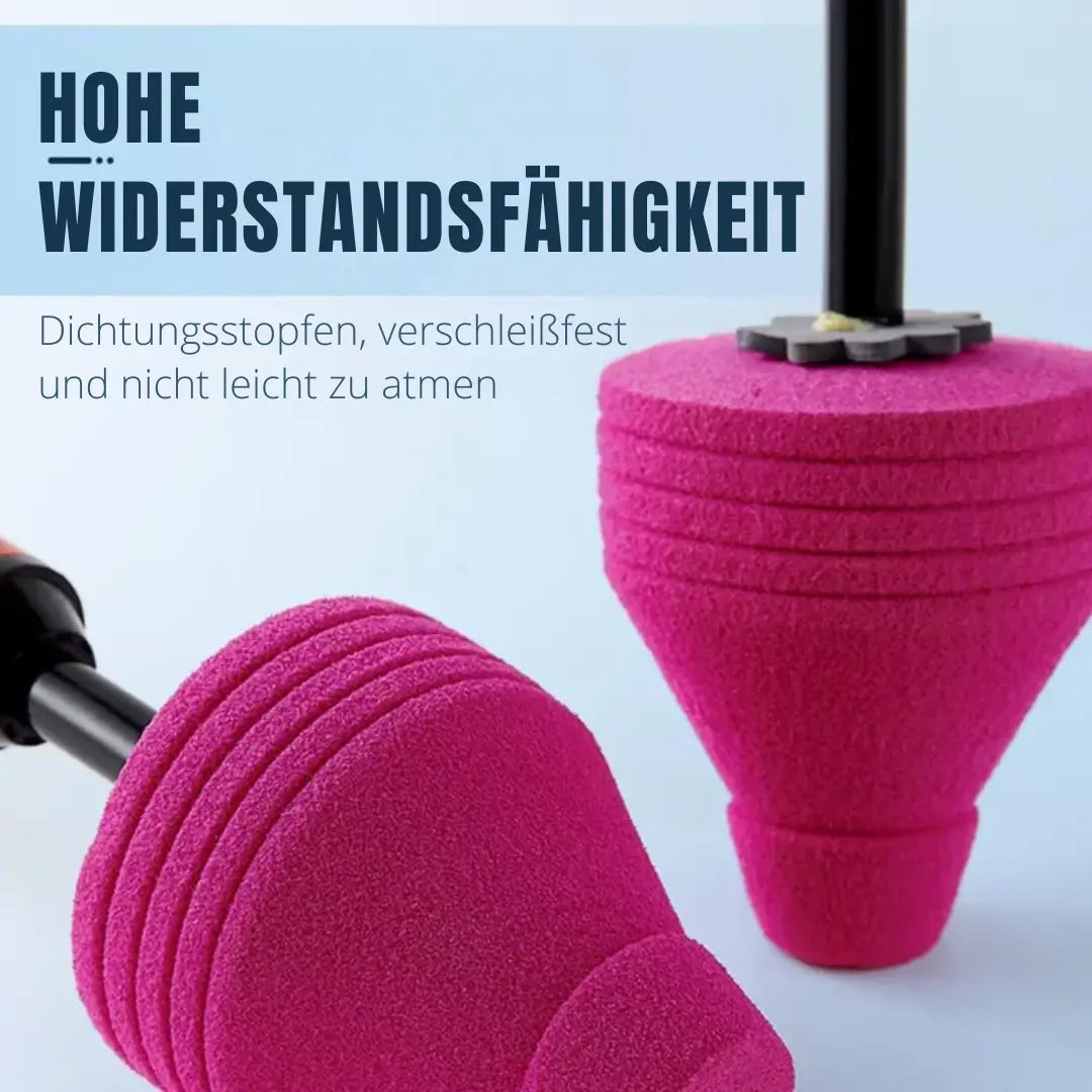 Chemical-free high-pressure drain cleaner with ergonomic handle