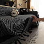 Chevron Herringbone Tassel Sofa Cover
