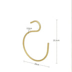 S-shaped hanger - Elegant and space-saving metal wardrobe hanger (Set of 5)