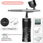 Cordless Mini Airbrush Kit with Compressor
