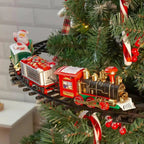 KerstExpress Tree Train – Riding Christmas Train with Light, Sound and Tree Holder