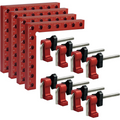 4 Pack 90 Degree Positioning Squares, 5.5" x 5.5" Positioning Squares Right Angle Clamps for Picture Frames, Boxes, Cabinets or Drawers