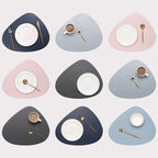 Designer placemat set with coasters, heat resistant and versatile use