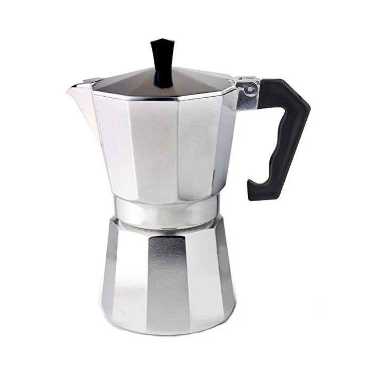 Classic Italian Espresso Maker for the Stove - 12 Cup Moka Pot