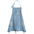 Classic Blue Denim Apron with Front Pocket for Kitchen & Gardening