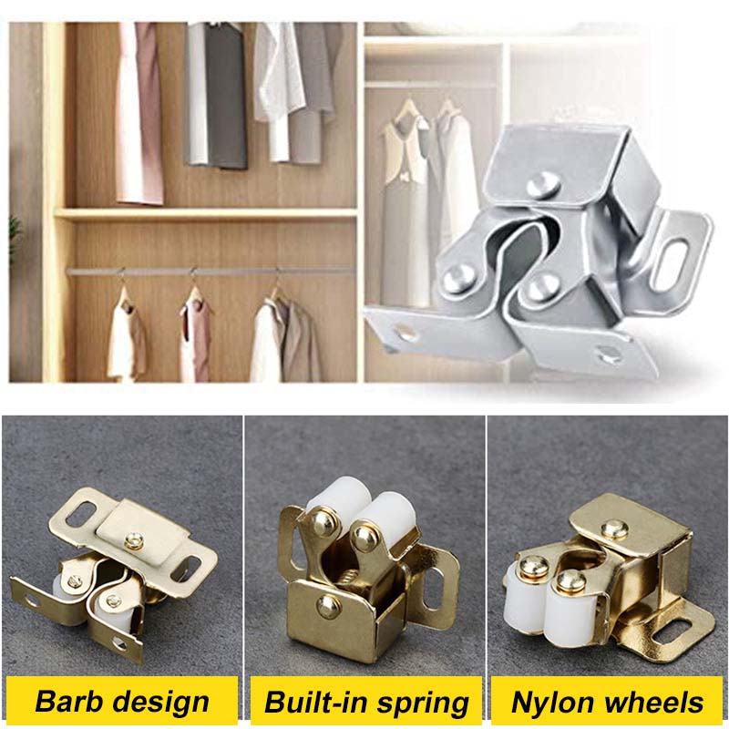 Classic Cabinet Door Stainless Steel Snap Locks