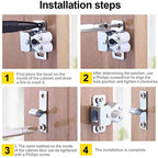 Classic Cabinet Door Stainless Steel Snap Locks