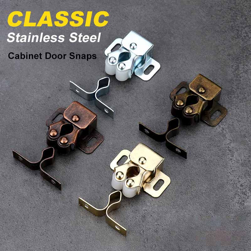 Classic Cabinet Door Stainless Steel Snap Locks