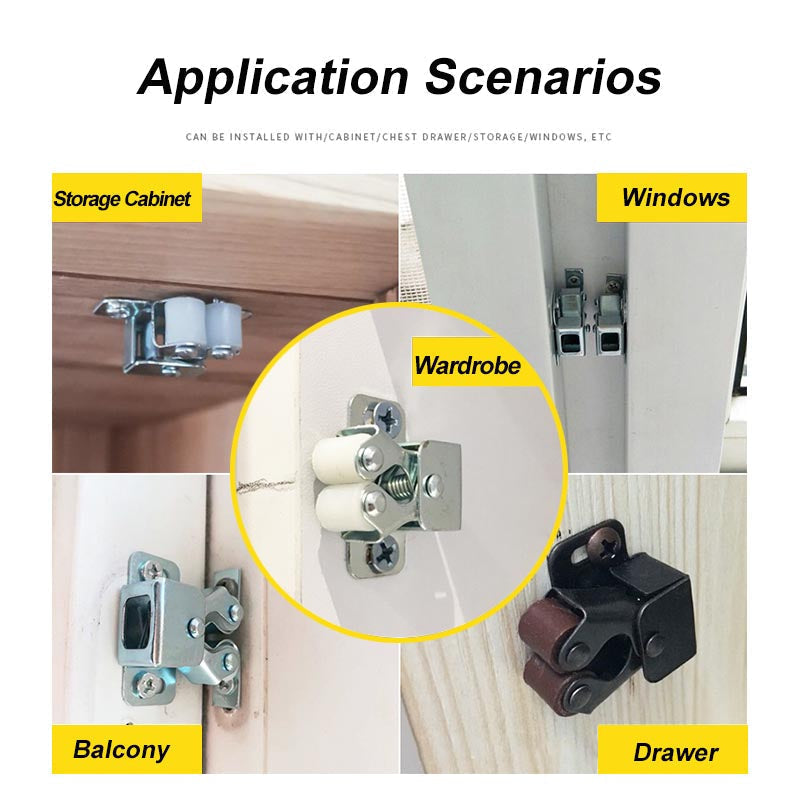 Classic Cabinet Door Stainless Steel Snap Locks