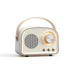 Retro Bluetooth Speaker in Vintage Radio Design with Wireless Sound System