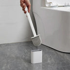 Hygienic Silicone Toilet Brush with Wall Holder