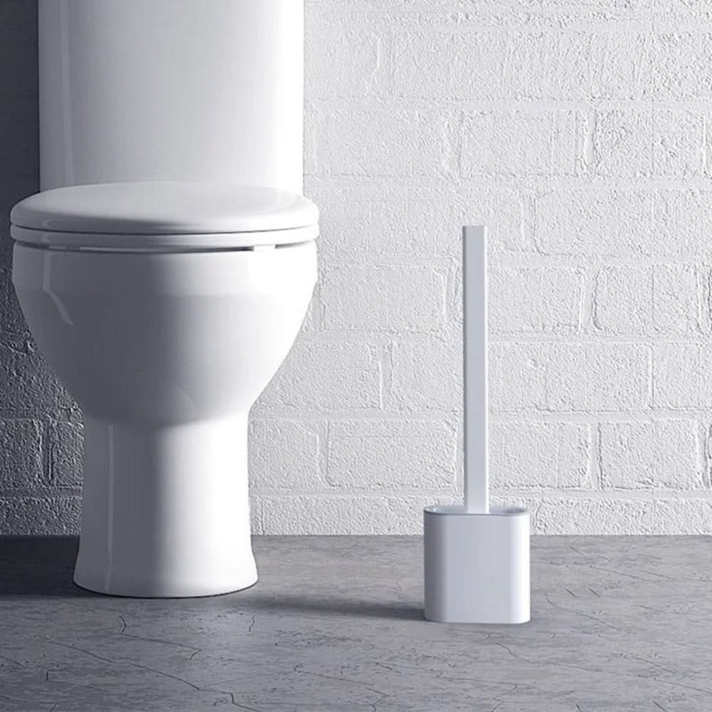 Hygienic Silicone Toilet Brush with Wall Holder