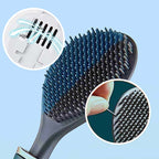 CleanSweep | Silicone Toilet Brush with Wall Holder