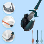 CleanSweep | Silicone Toilet Brush with Wall Holder