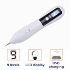 ClearSkinPro Laser Plasma Pen - Non-Invasive | for Freckle, Skin Tag, Spot, Mole and Tattoo Removal at Home