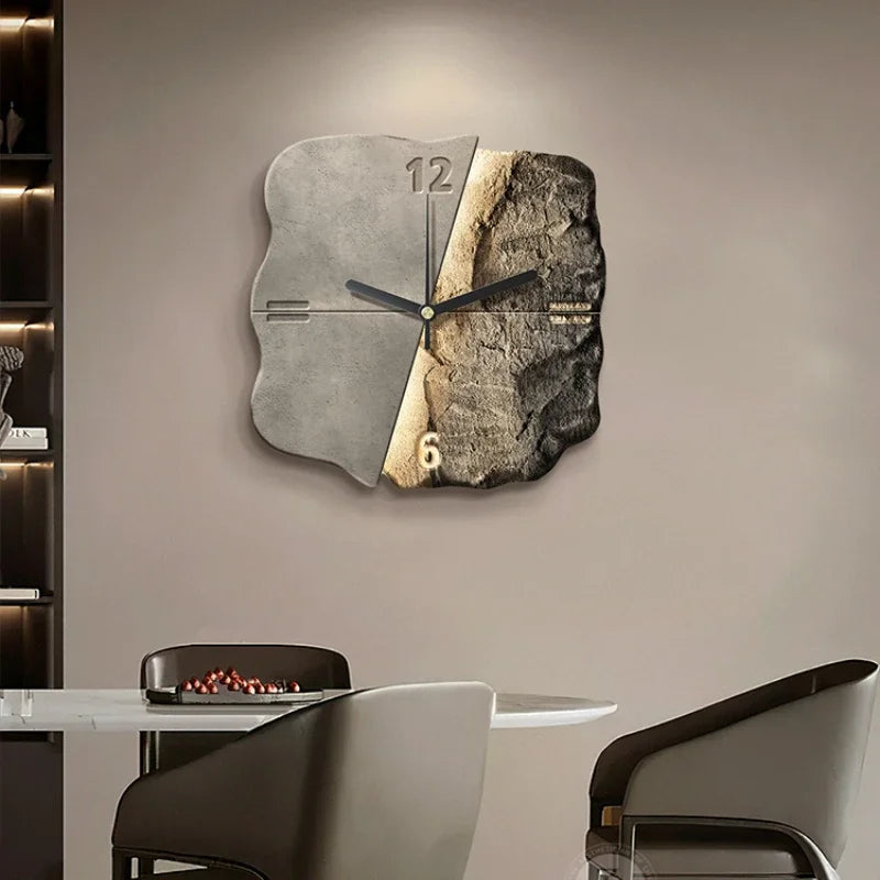 Clockistry | Large Wall Clock Modern 30 cm 3D Design Eye-Catcher