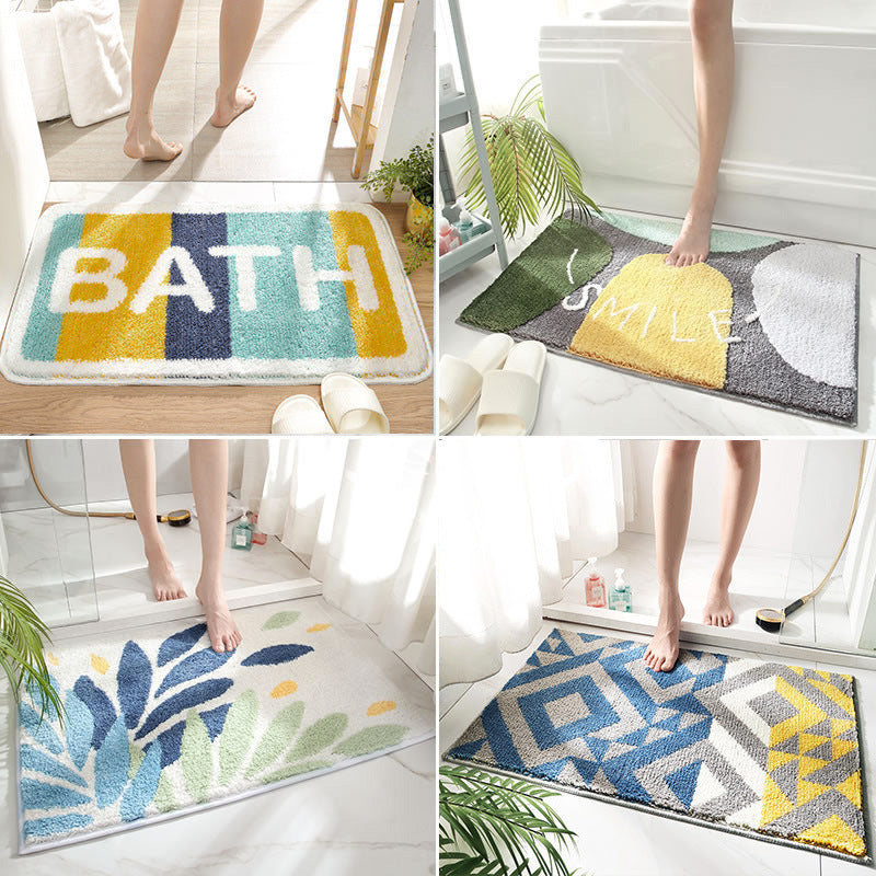 Colorful and Soft Mats – Non-Slip Bath Mats for Bathroom and Entrance Area