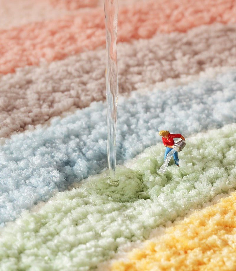 Colorful and Soft Mats – Non-Slip Bath Mats for Bathroom and Entrance Area