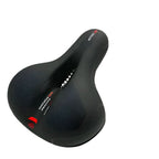 Ergonomic bike saddle with gel padding & reflector for pain-free cycling