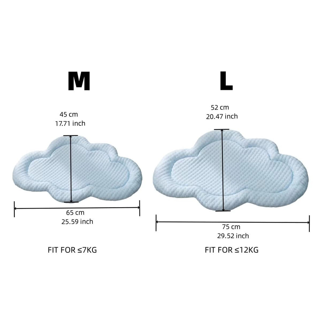 Cooling Pet Mat in Cloud Shape for Summer Comfort