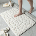 Ultra-soft bath mat with fast water absorption & anti-slip coating