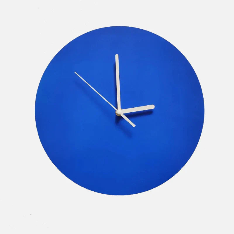 CobaltTick | Wall clock Modern Cobalt Blue 30 cm MDF wood