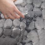 CobbleMat | Anti-slip PVC Bath Mat with Pebble Stone Design