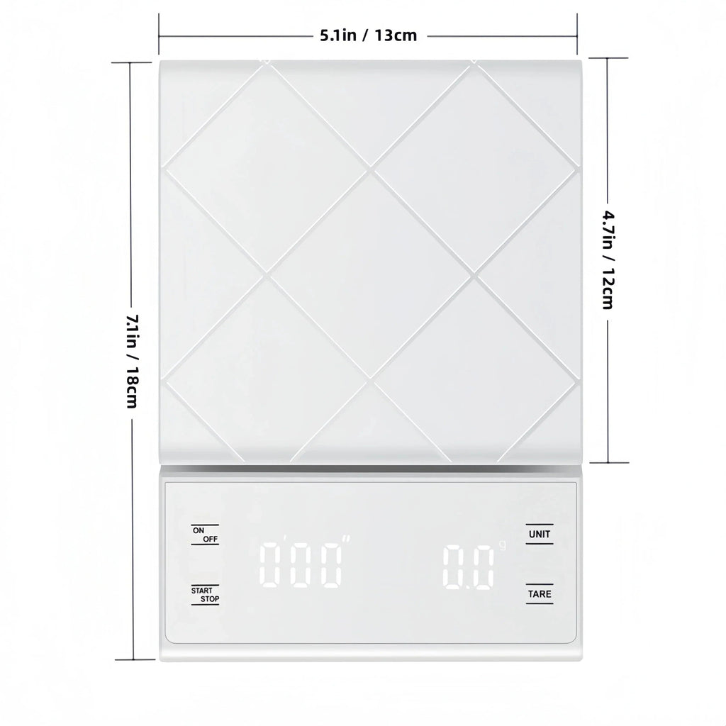 Digital kitchen scale for precise measuring of ingredients