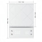 Digital kitchen scale for precise measuring of ingredients