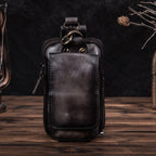 Elegant Leather Hip Pouch for Men