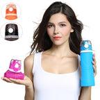 Premium Collapsible Silicone Water Bottle