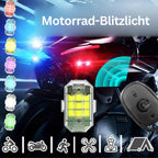 Wireless LED Motorcycle Tail Light – Rechargeable Remote Control for Brake and Warning Light